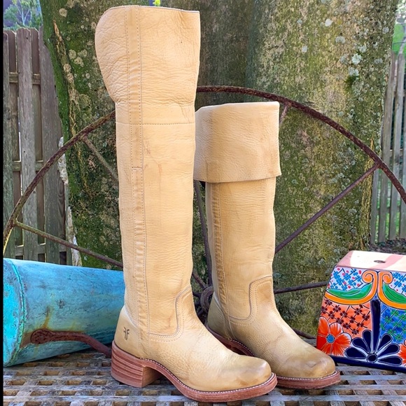 FRYE Campus Over the Knee High Tall Boots 7 - 7.5 - Picture 5 of 12